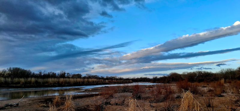 Sandy Paths Along The Riverbank