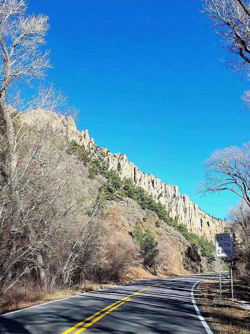 Rocky Views Along The Mountain Highway