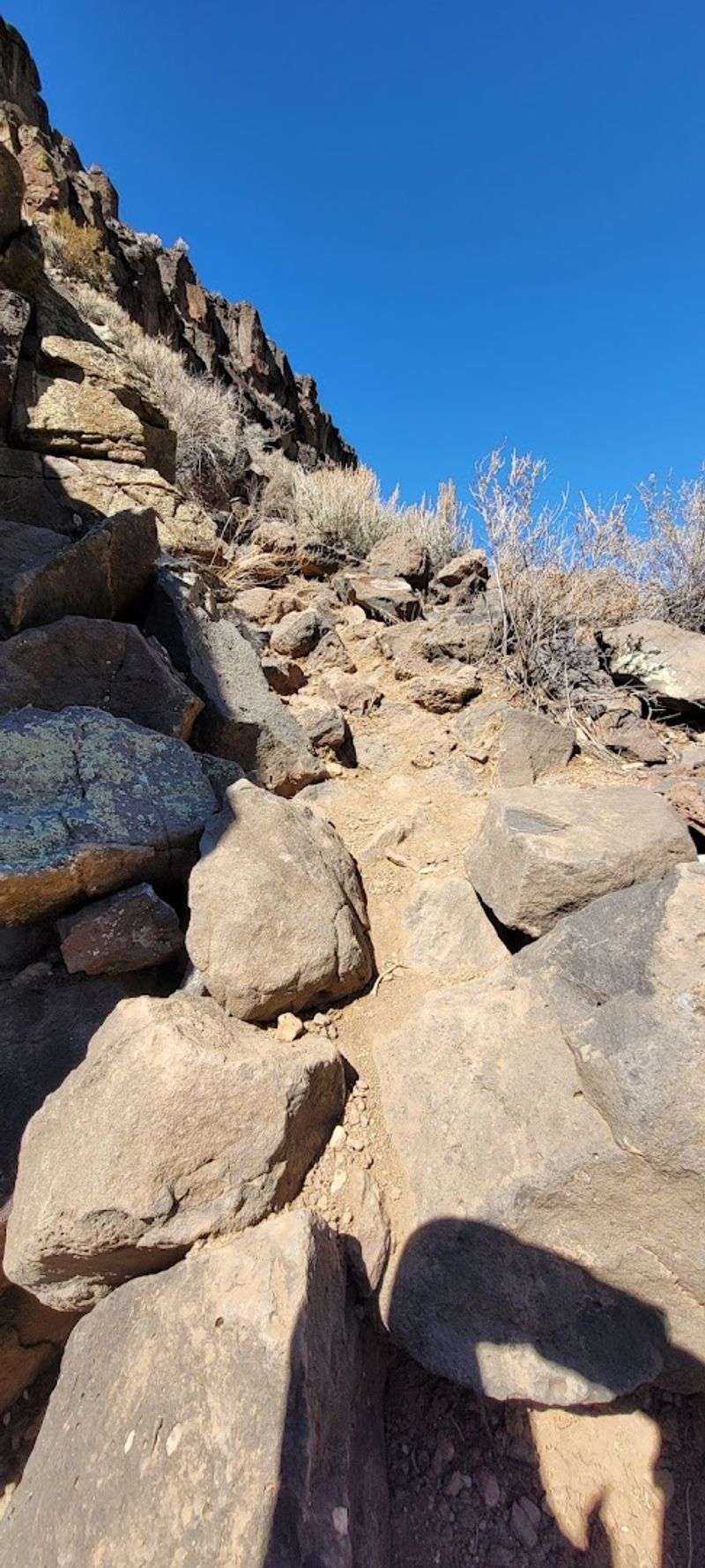 Rugged Rocks And Desert Silence