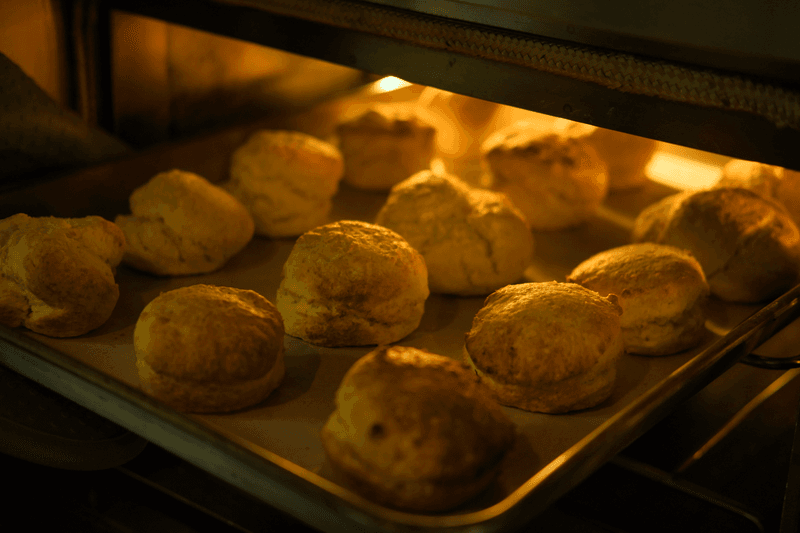 Sweet Potato Biscuits With Country Ham