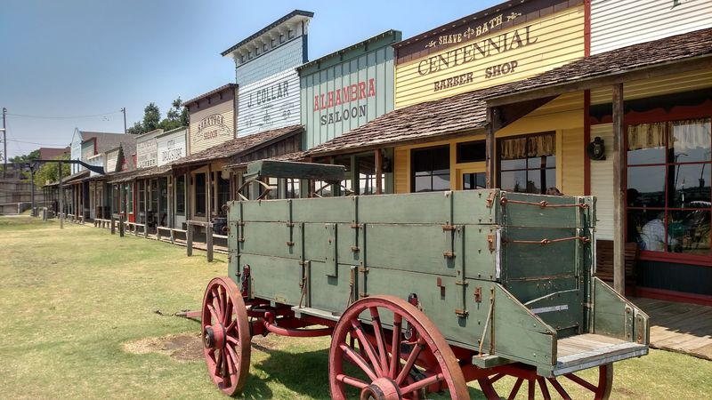 A Full Recreated 1870s Frontier Town Awaits You Outside