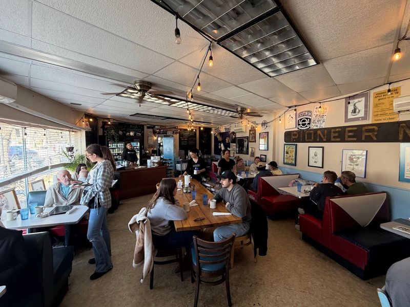Indoor And Outdoor Seating That Fits The Building's Character