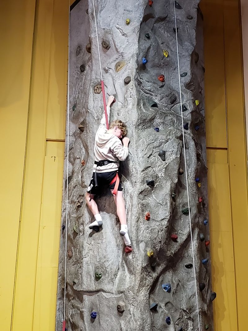 Rock Climbing Wall That Challenges Kids And Adults Alike