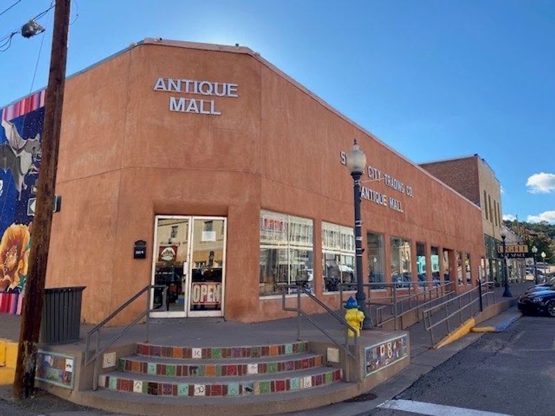 Desert Light Over Historic Storefronts