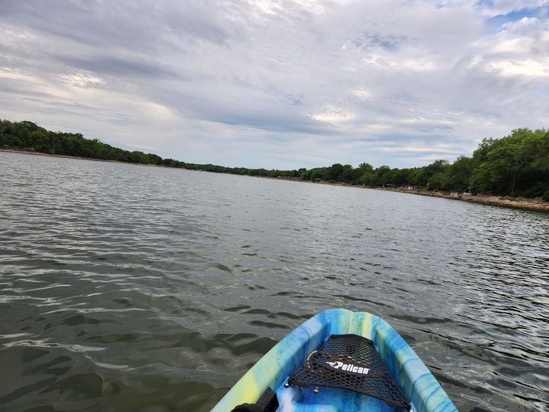 Kayaking And Boating On A Quiet Lake