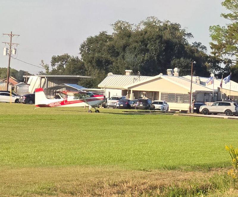 Parking And The Grass Airstrip