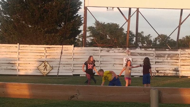 A Grassy Lawn For Kids To Play Before Showtime