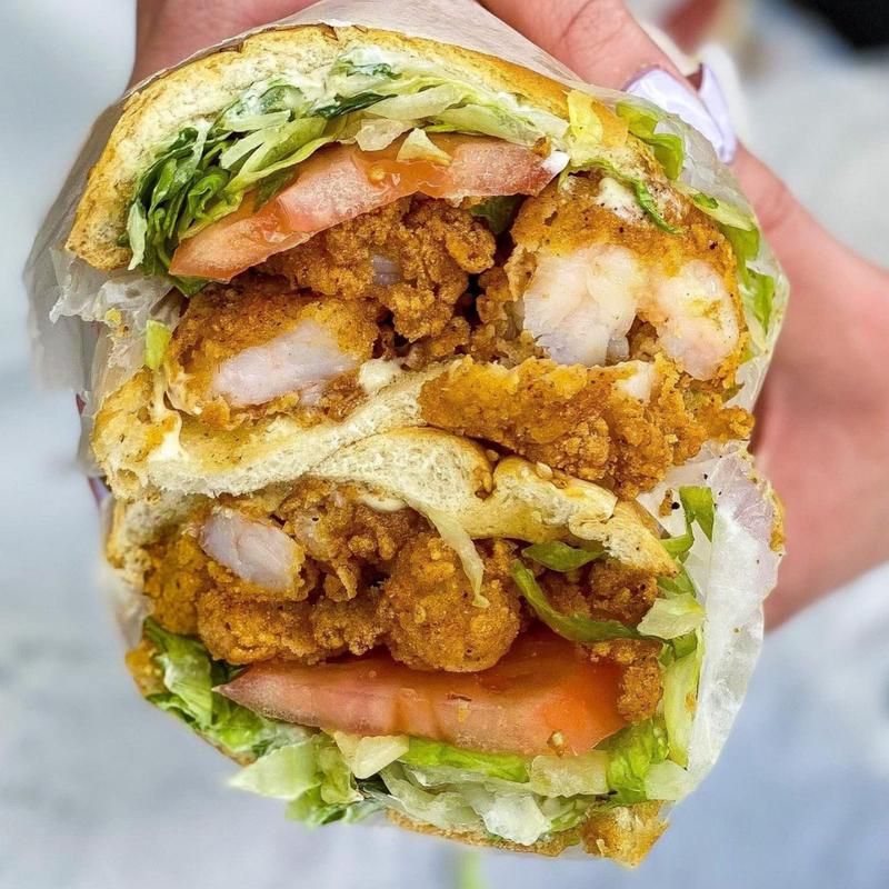 Fried Shrimp Po'boy