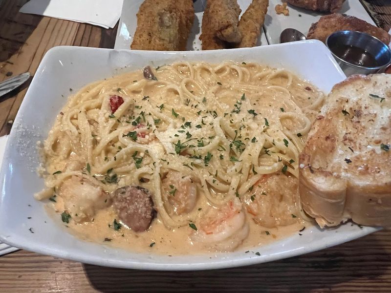 Shrimp, Crawfish & Andouille Pasta