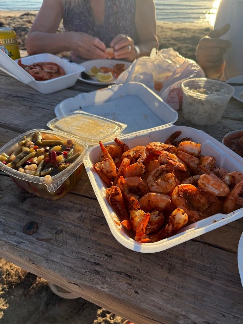 Gulf Shrimp Steamed To Order, Right In Front Of You