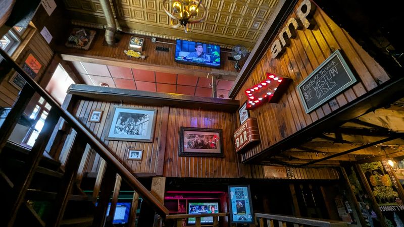 The Historic Bar And Ornate Mirror That Set The Mood