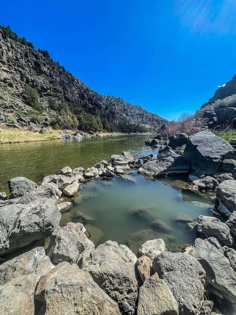 A Primitive Soaking Spot With Big Scenery