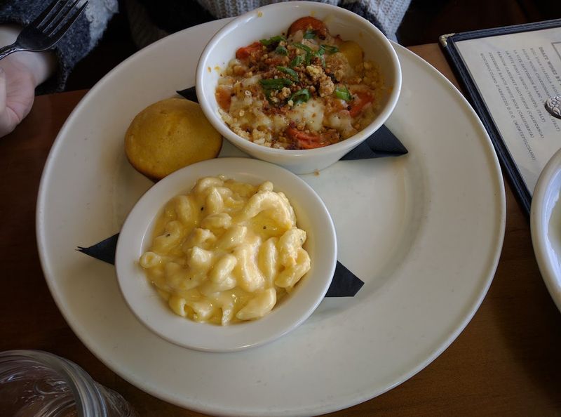 Mac And Cheese That Anchors The Whole Plate