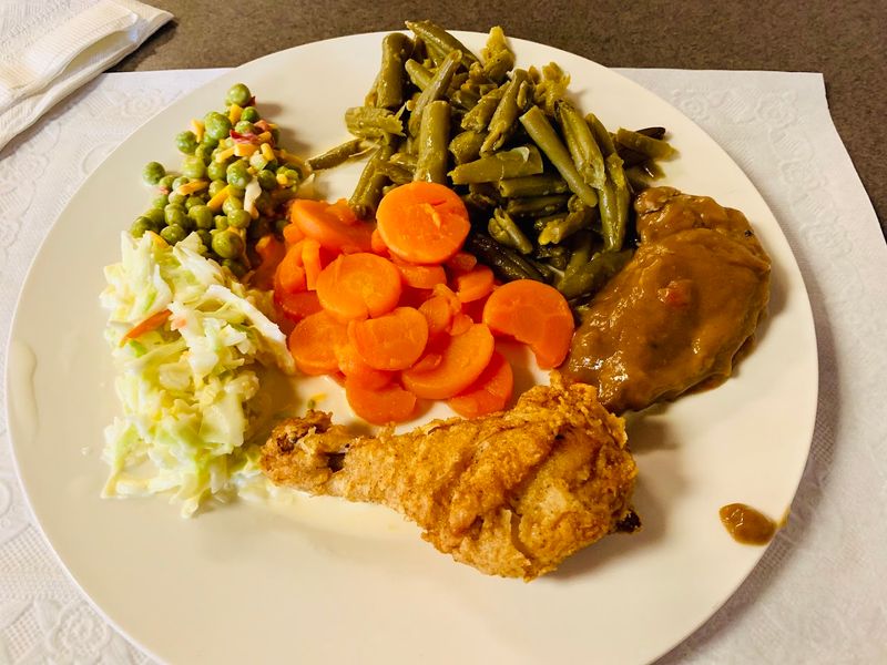 Green Beans And Mixed Greens Done The Southern Way