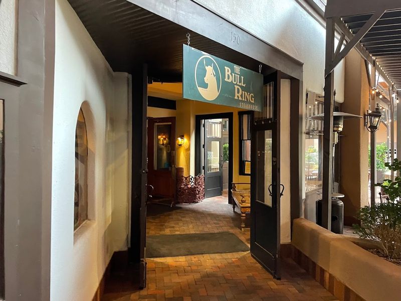 A Courtyard Entrance With Quiet Steakhouse Energy