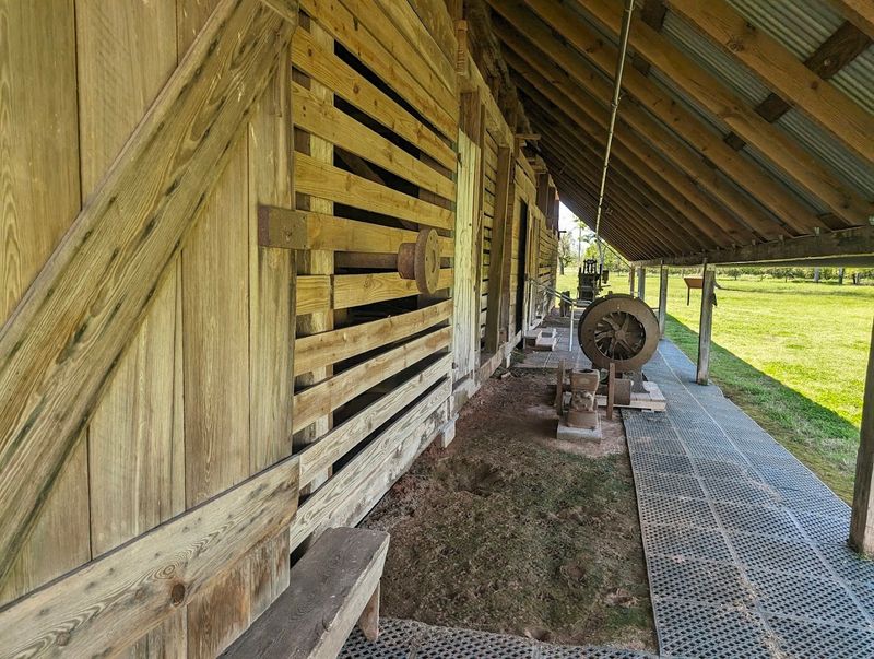 See The Rare Wooden Cotton Press