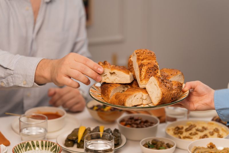 Bread Stayed On The Plate