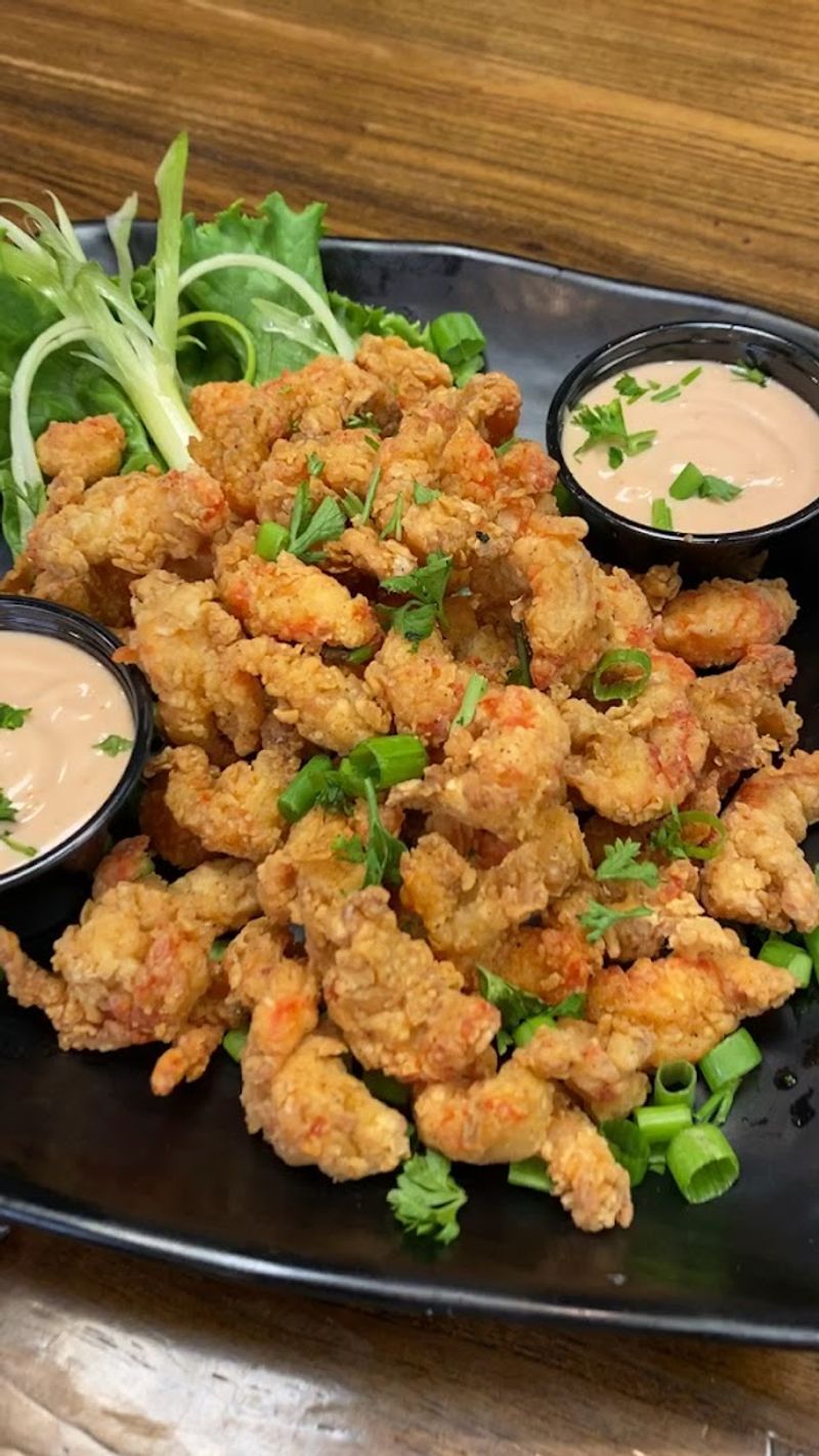 Sample The Fried Crawfish Tails With Queso