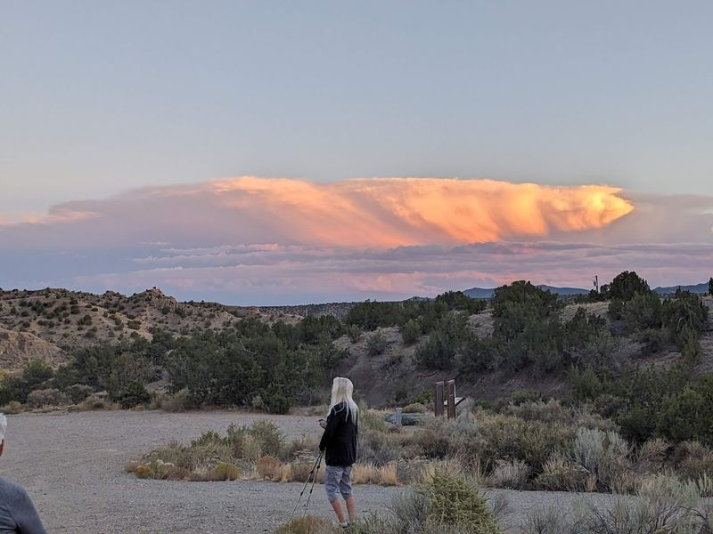 What The Desert Sky Does Here At Night