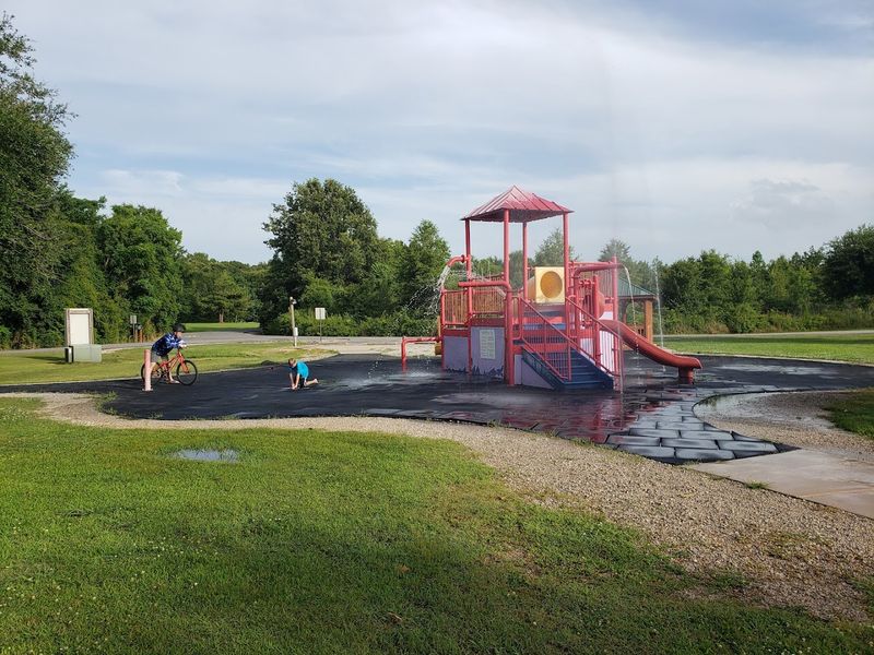 Take Kids To The Splash Pad And Beach