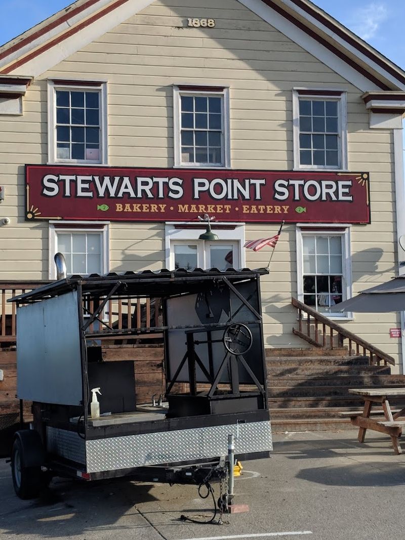 The Stewarts Point Store Setting Adds Real Character