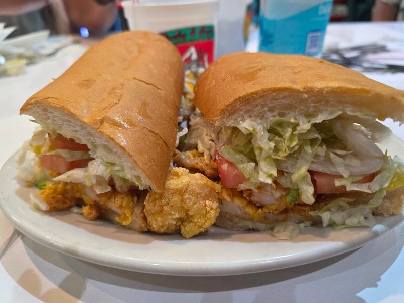 Try The Oyster Or Shrimp Po-Boy Mix