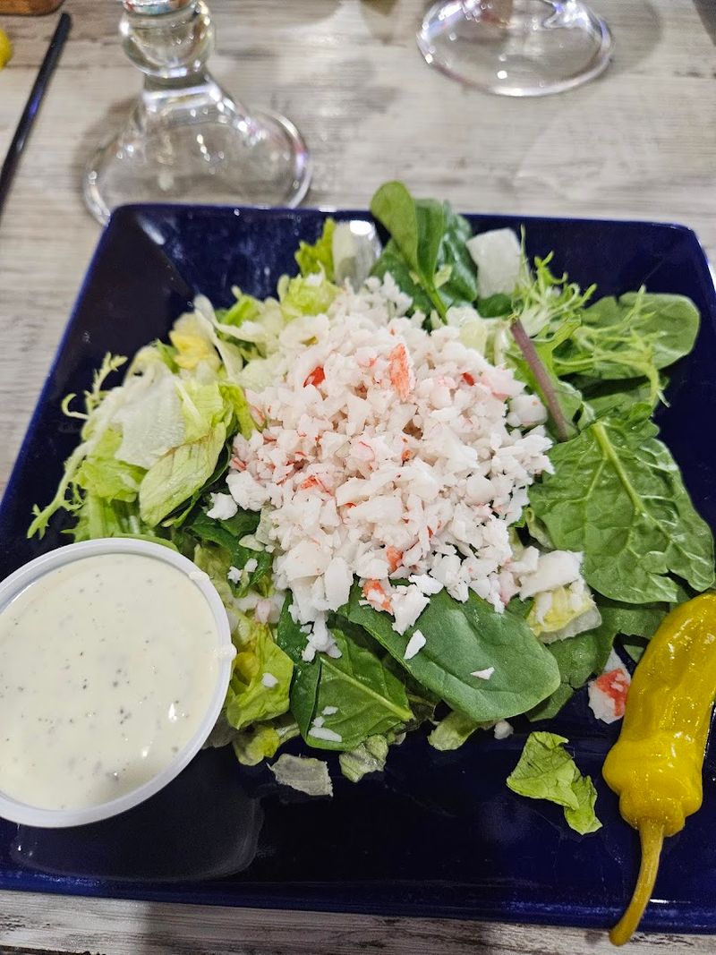 The Side And Crab Salad Help The Plate Breathe
