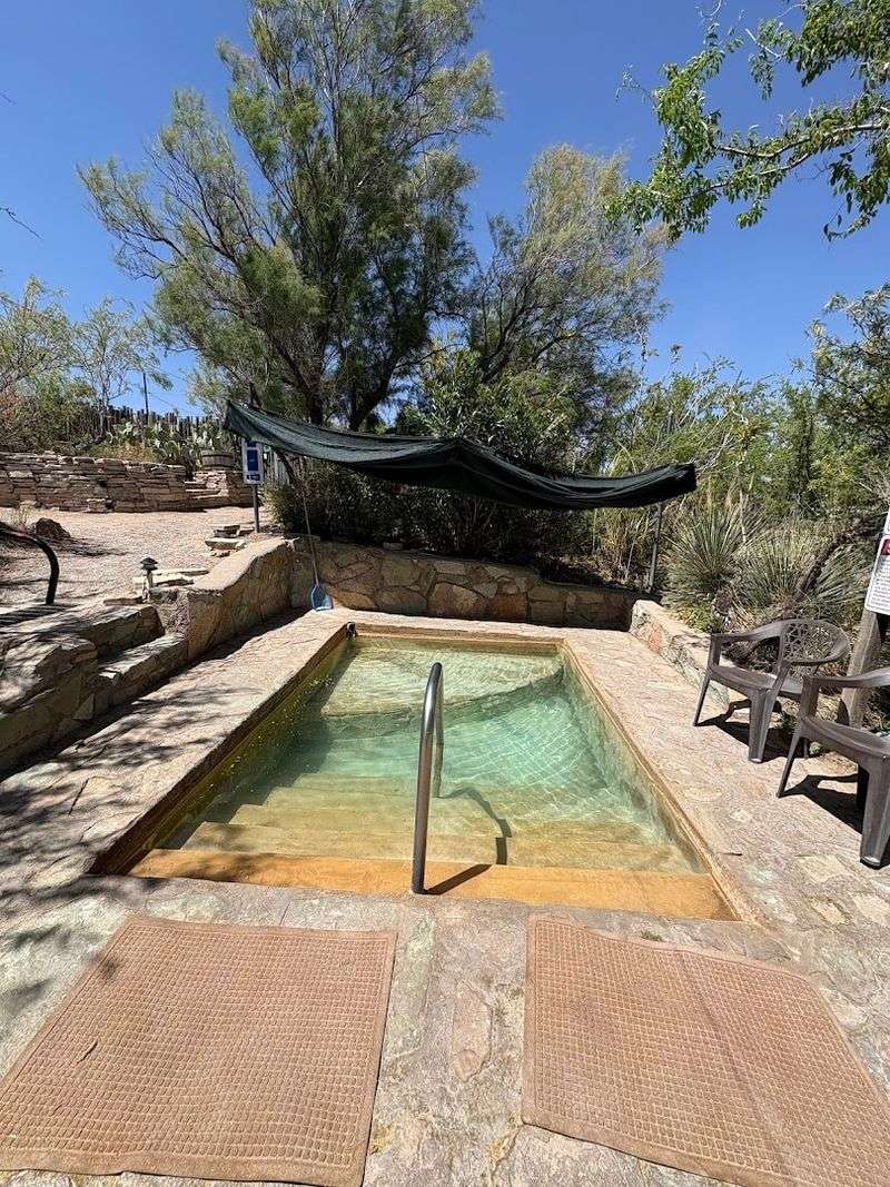 Mineral Pools Beneath Open Desert Skies
