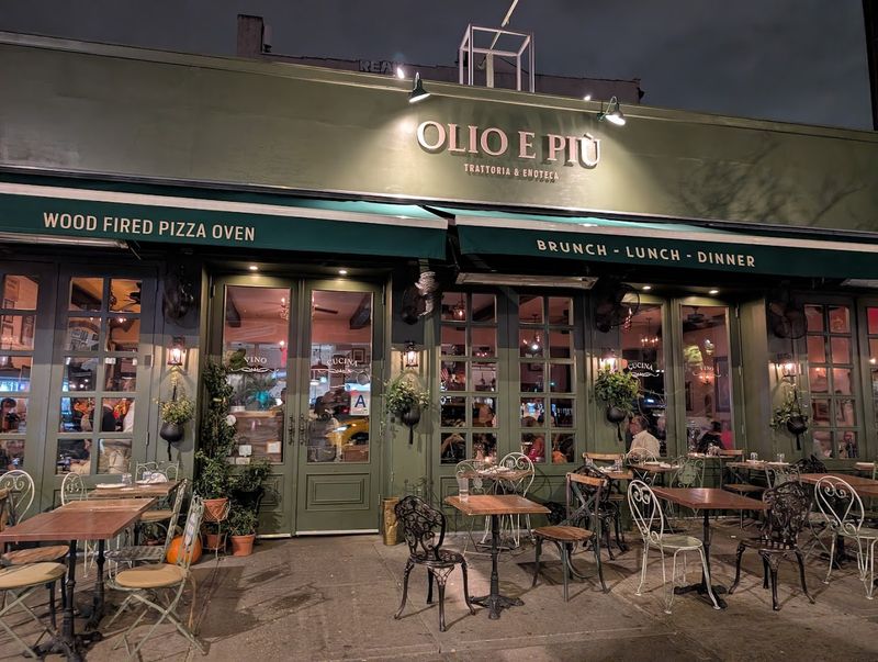 The Patio That Overlooks A Village Landmark