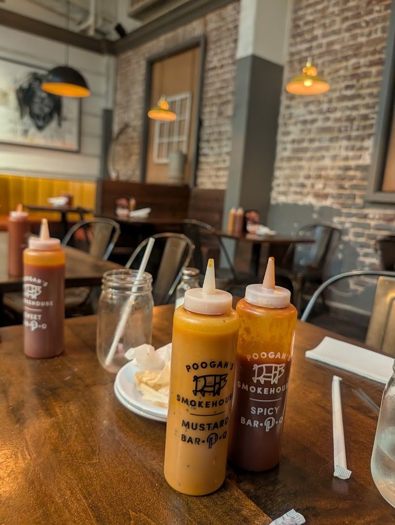 The Sauce Setup At The Table