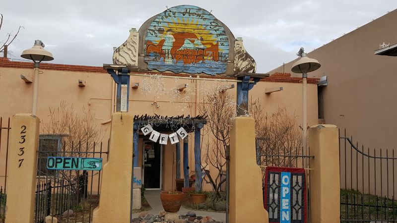 Artful Shops And Warm Walkways