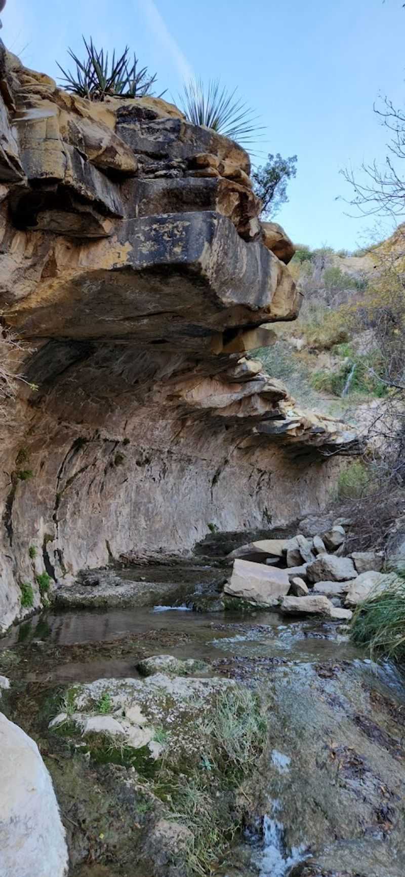 Shaded Corners Surrounded By Canyon Walls