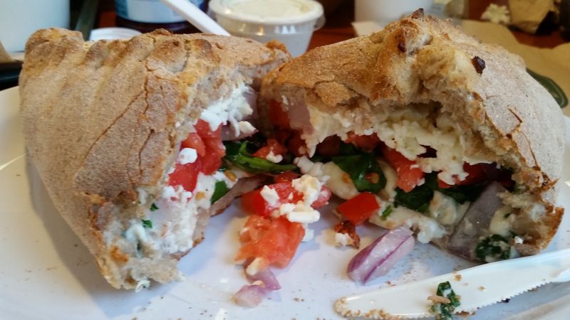 Pocket Sandwich At Pockets Restaurant