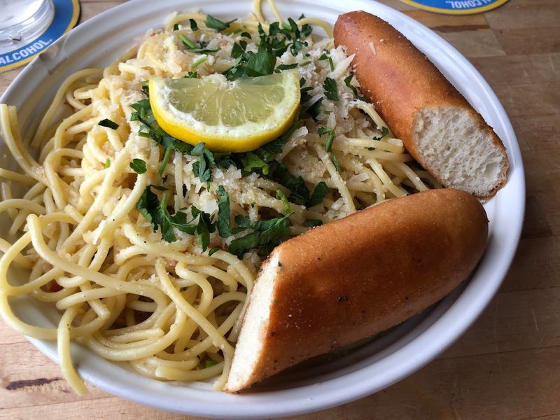 Garlic Spaghetti and the Lighter Side of the Menu