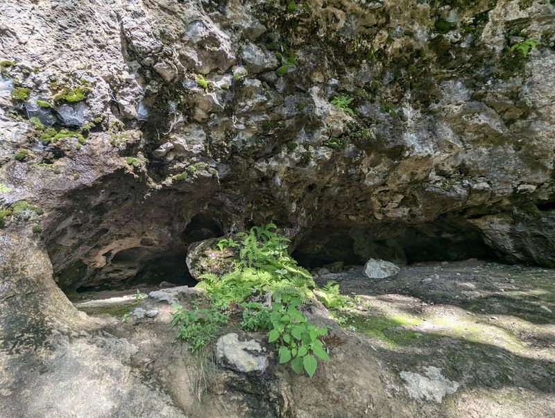 Caves And Rock Formations Along The Route