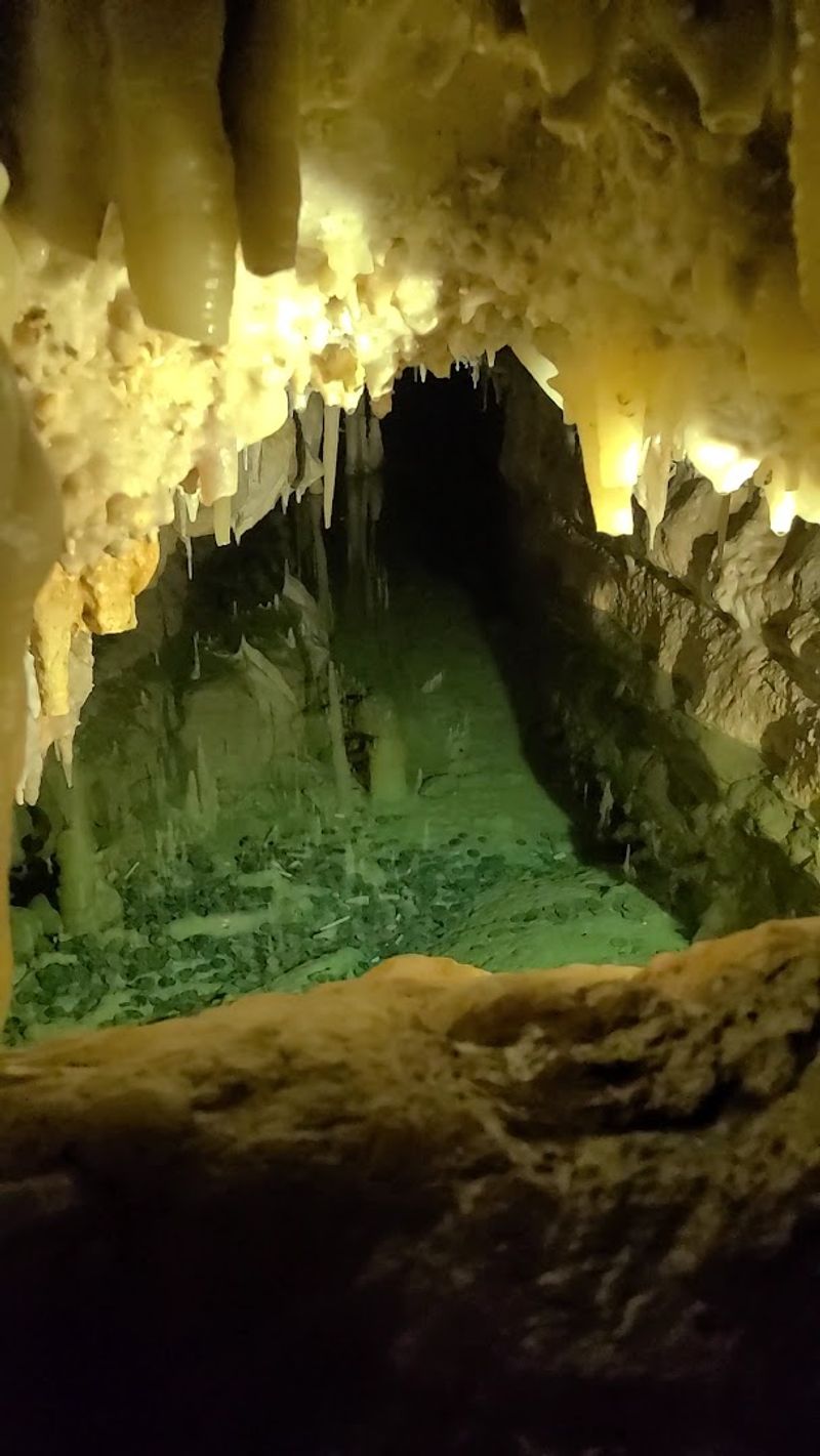 The Small Crystal Pool Inside The Cave