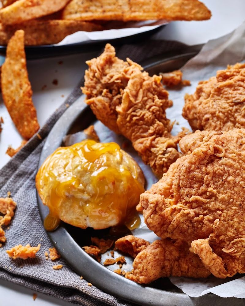 Hand-Breaded And Cajun-Spiced — The Chicken That Starts The Conversation