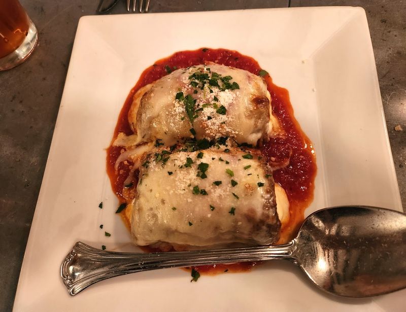 Eggplant Rollatini Sets The Table Before The Pasta Arrives