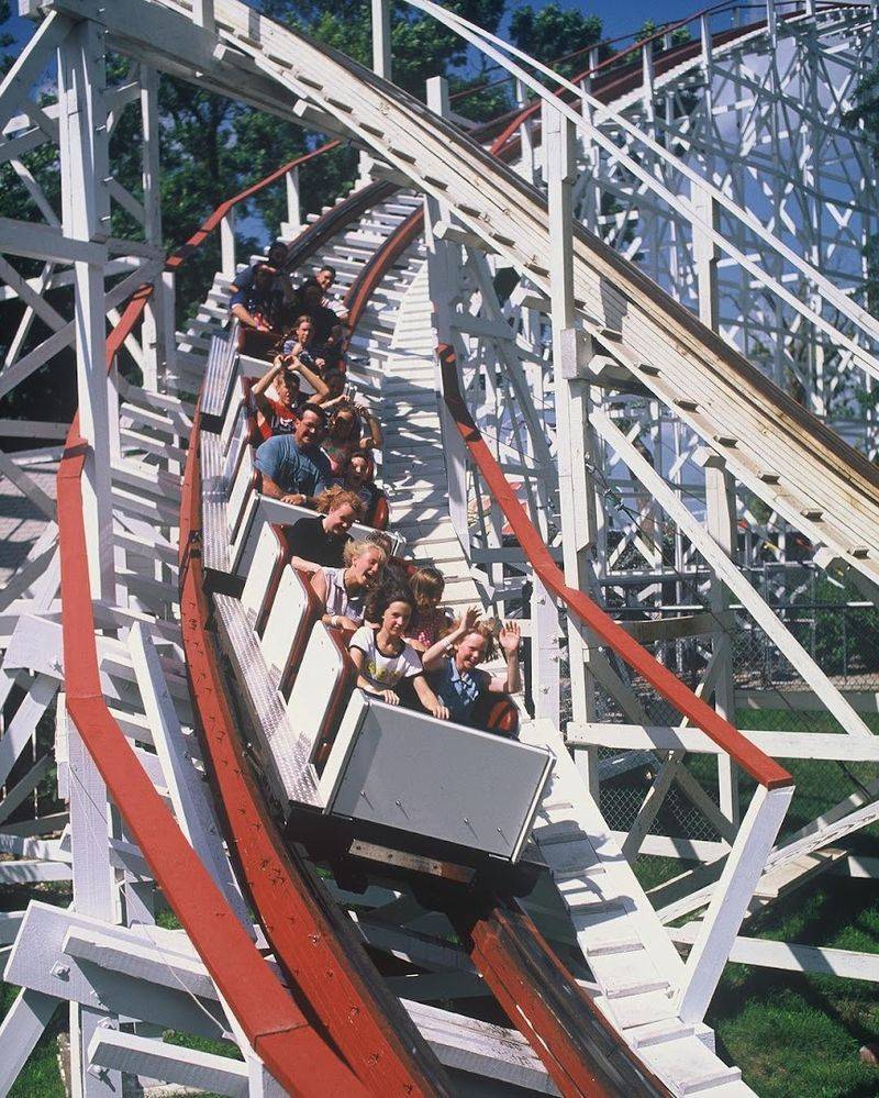 The Legend Wooden Roller Coaster