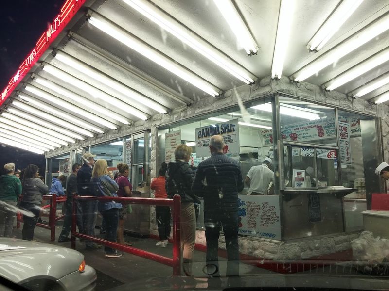 Free Parking And A Fast-Moving Line
