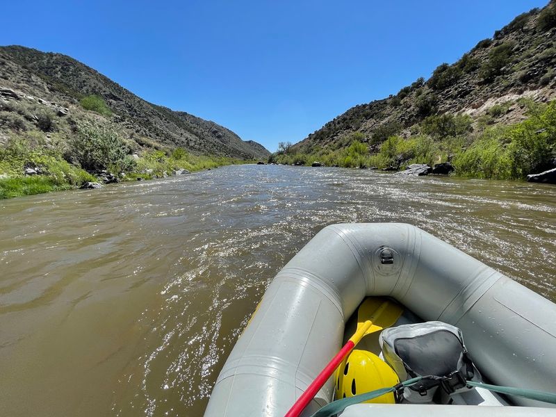 Canyon Walls Rising Above The River