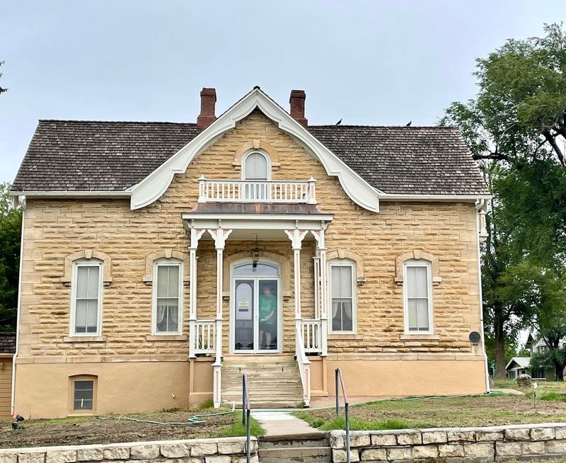 Built From Native Kansas Limestone In 1881