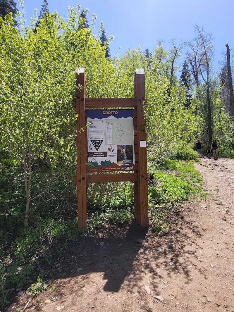 The Grotto Falls Trailhead On Nebo Loop Road
