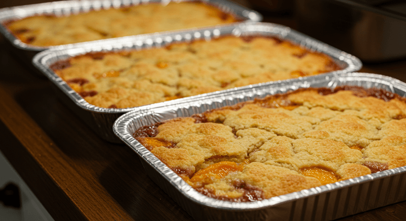 Peach Cobbler, Banana Pudding, And The Sweet Finish Q Time Restaurant Keeps Ready