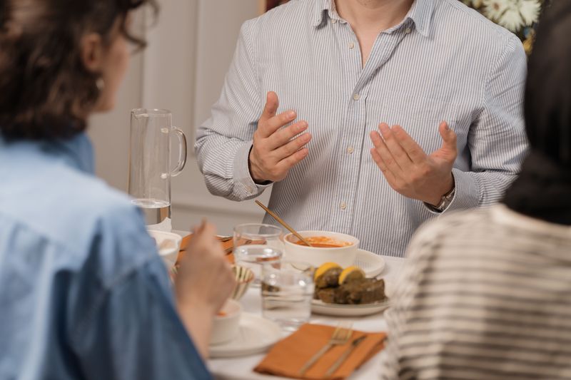 Money Talk, Illness, And Bad News Stayed Away From Dinner