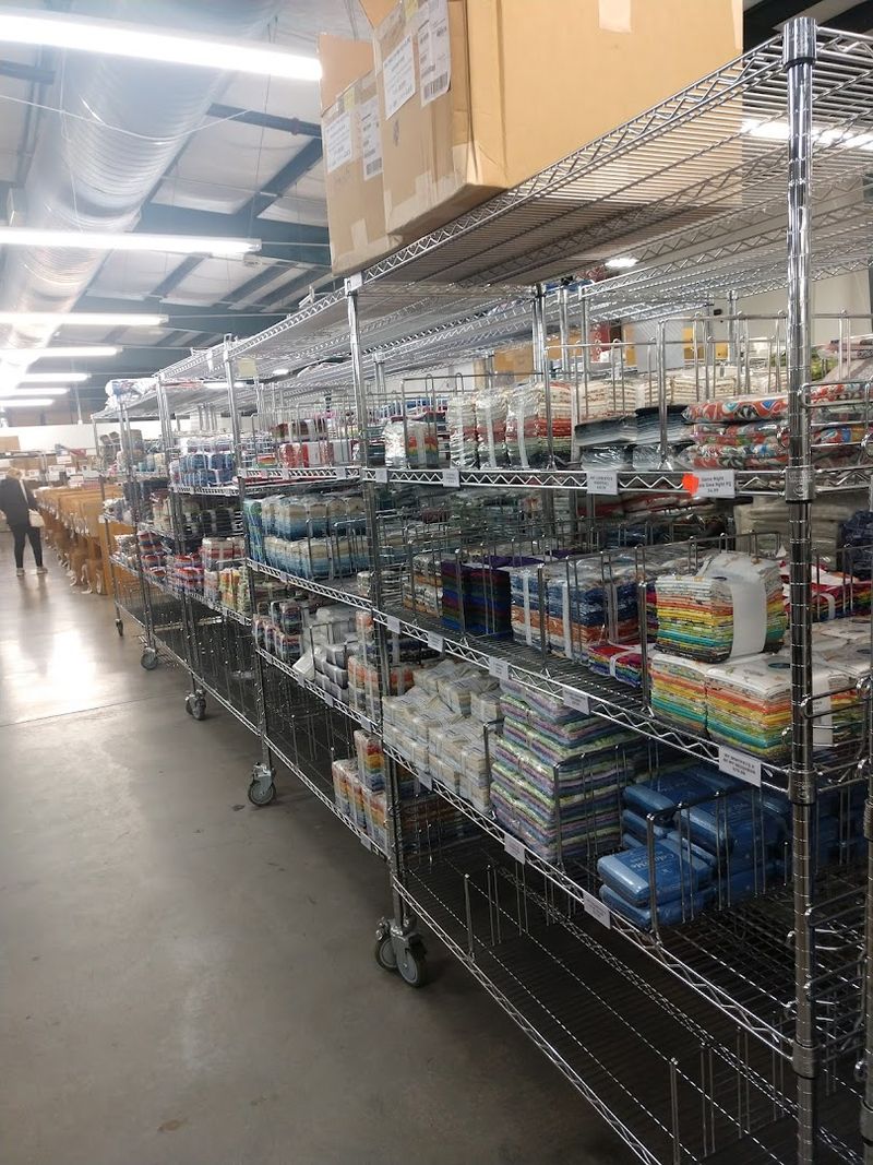 Thousands Of Fabrics Fill The Store