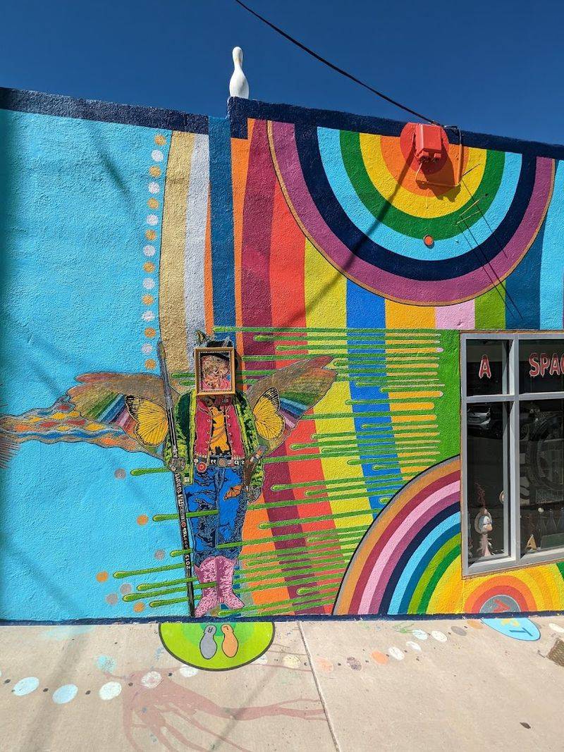 Bold Murals Turn The Exterior Into A Landmark