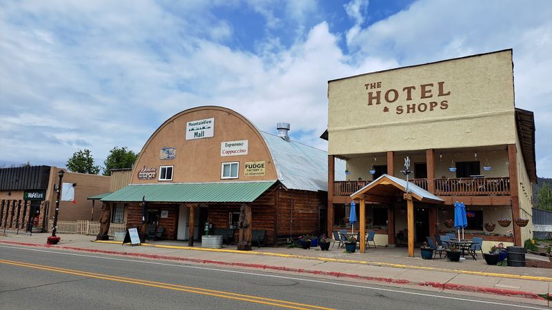 Storefronts With Old Railroad Character
