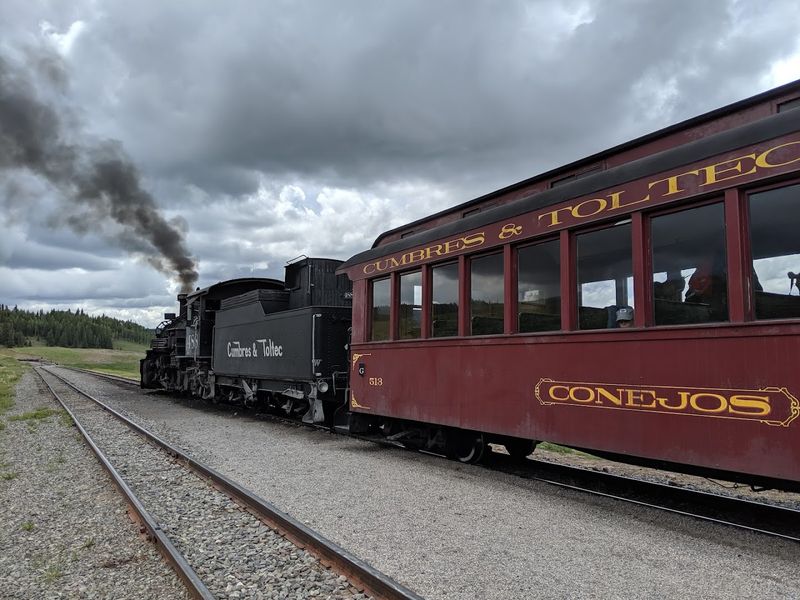 Rocky Gorge Walls Close In Beside The Rails