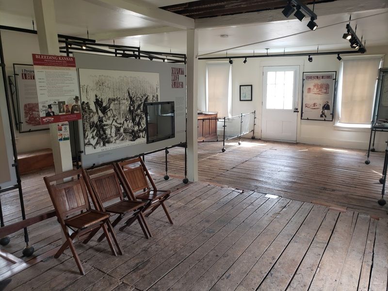 The Building Is One Of The Oldest Surviving Wooden Frame Structures In Kansas